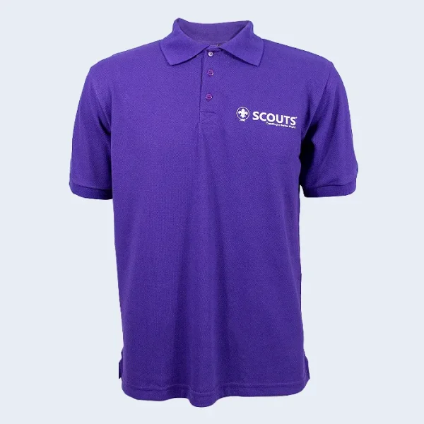 Camisa Polo World Scout Masculina-Roxo-GG | Loja Escoteira